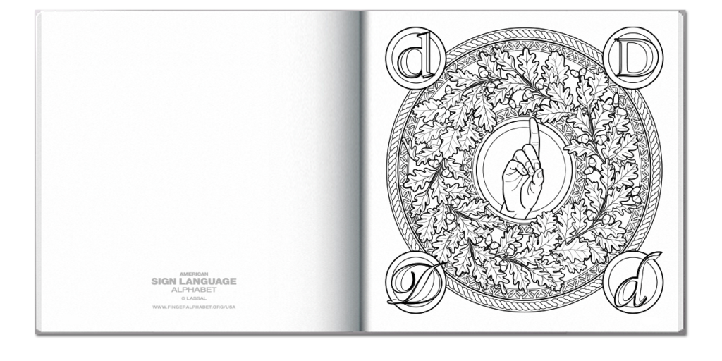 ASL MANUAL ALPHABET COLORING BOOK | LegendaryMedia Publishing