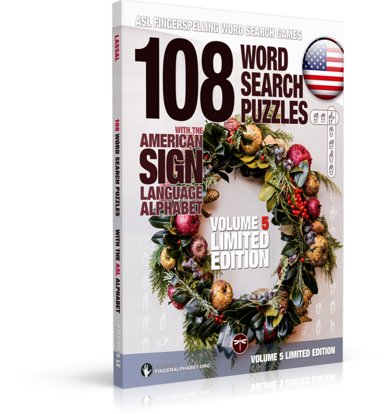Fingerspelling Word Search Games 108 Word Search Puzzles with the