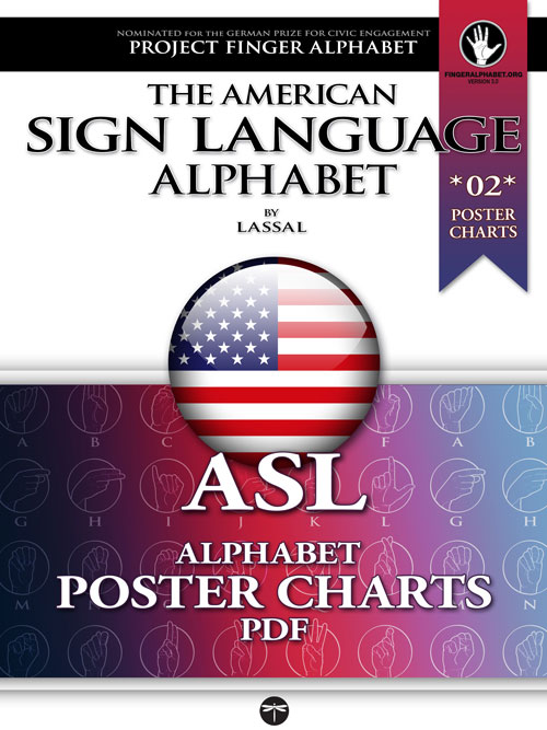 The second collection of poster charts for the American Sign Language Alphabet by S.T. Lassal for Project FingerAlphabet