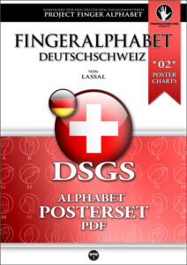 Fingeralphabet Deutschschweiz – die zweite Postersammlung von Project FingerAlphabet von S.T. Lassal