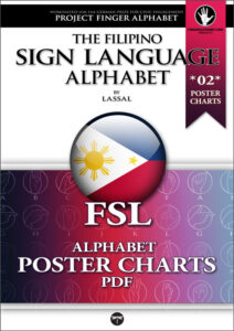 Filipino Sign Language Alphabet FSL Posterset
