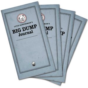 Bundle: 4 Little Hunterman's Big Dump Journals with lined paper.