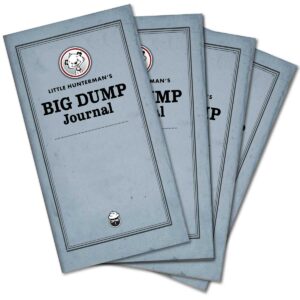 Bundle: 4 Little Hunterman's Big Dump Journals with dotted paper.