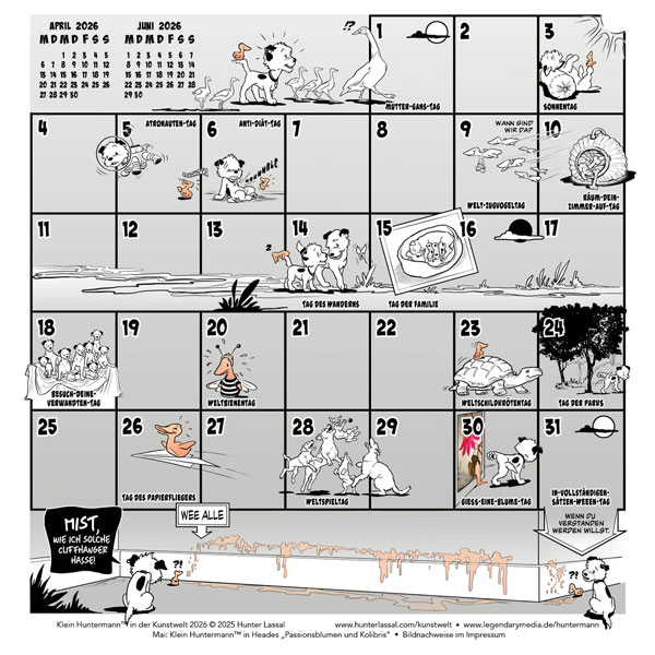 Mai 2026 Kalendarium