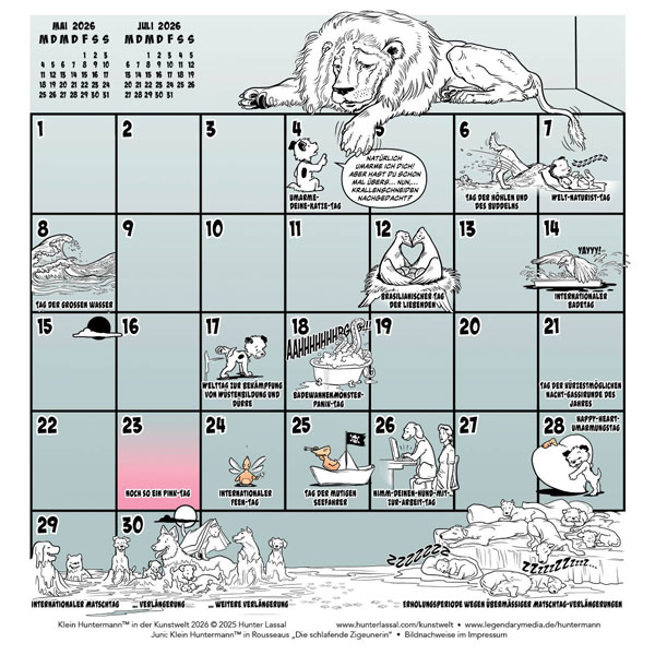 Juni 2026 Kalendarium