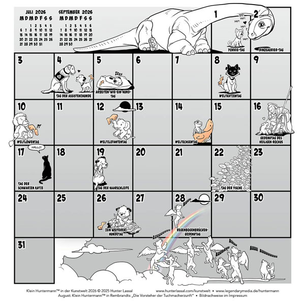 August 2026 Kalendarium