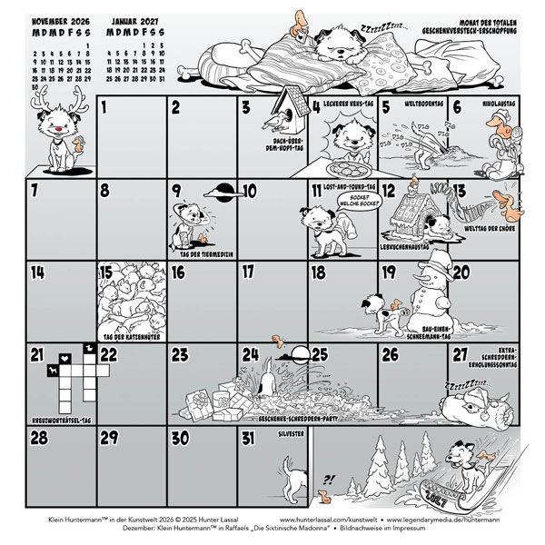 Dezember 2026 Kalendarium