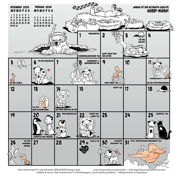 Januar 2026 Kalendarium