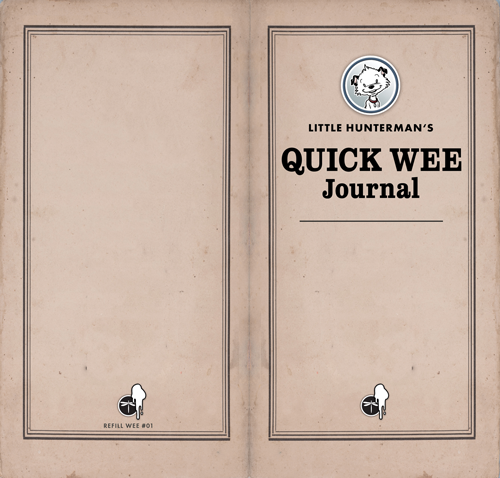 Cover of the first Little Hunterman Quick Wee Journal