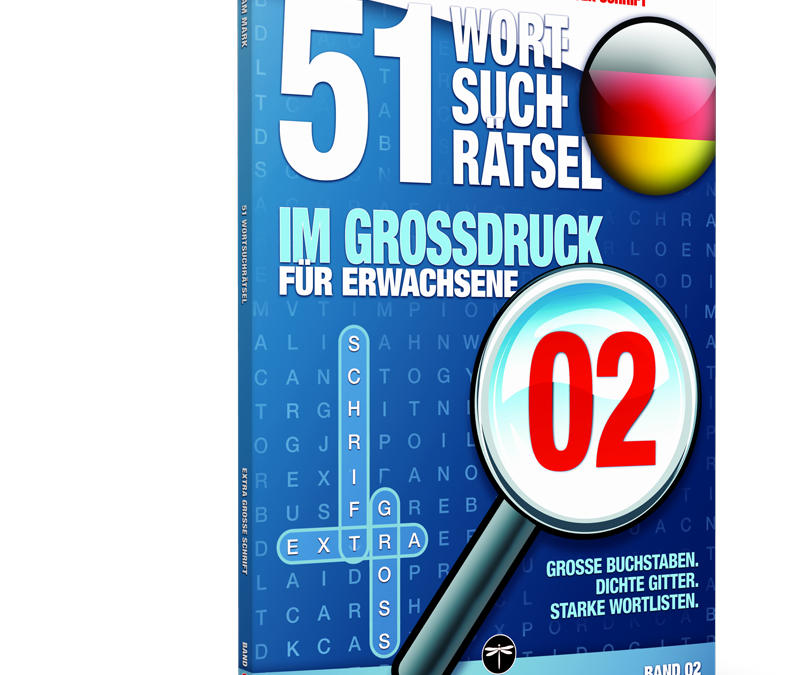 Sam Mark: Wortsuchspiele in extra großer Schrift Band 02