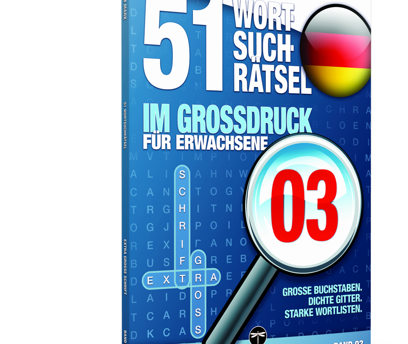 Sam Mark: Wortsuchspiele in extra großer Schrift Band 03