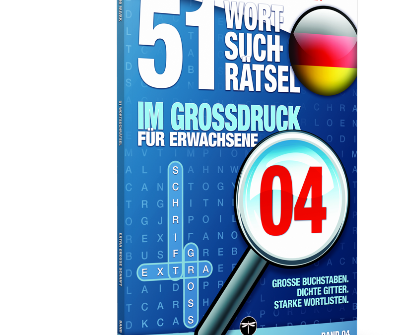 Sam Mark: Wortsuchspiele in extra großer Schrift Band 04
